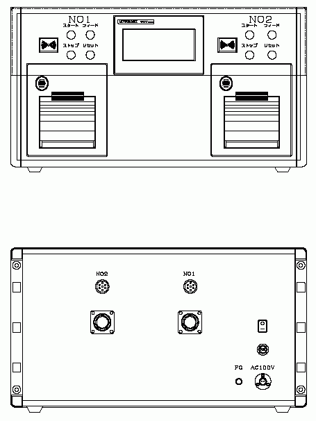 圧密試験機計測装置概観図